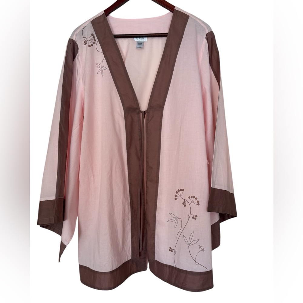 New La Senza 100% cotton unique women's kimono style robe size S/M